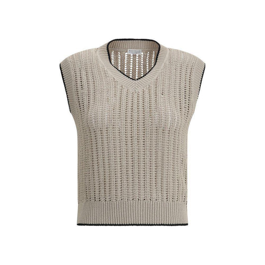 Brunello Cucinelli Knitted Vest BR-MSB582002C9731-L