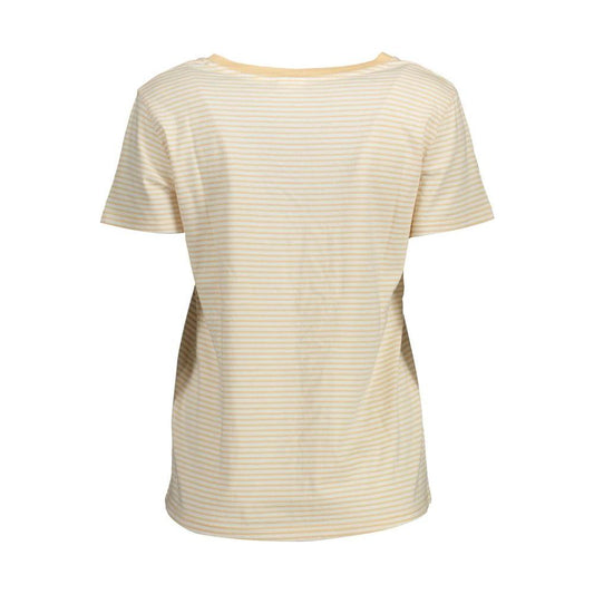 Levi's Beige Cotton Women T-Shirt
