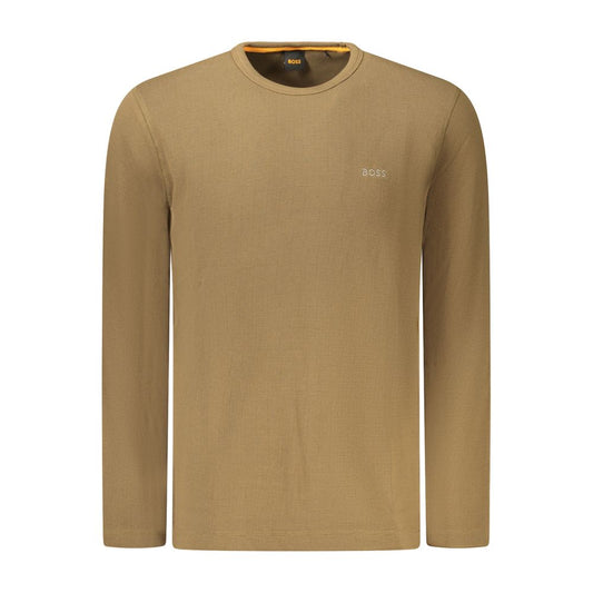 Hugo Boss Brown Cotton Men Sweater BO-35292-XL