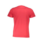 Cavalli Class Red Cotton Men T-Shirt CA-37943-L
