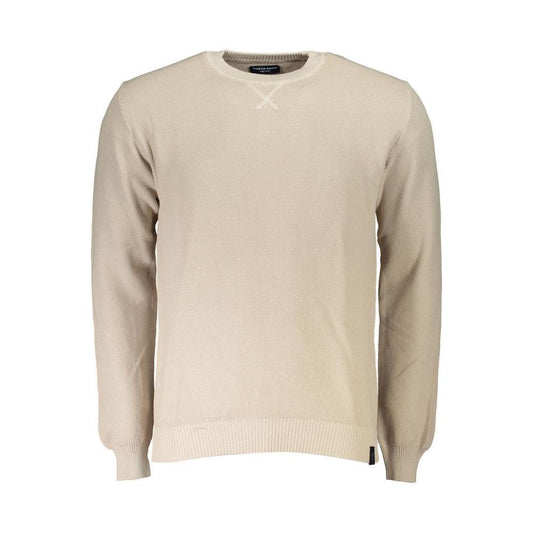 North Sails Beige Cotton Men Sweater NO-36817-M