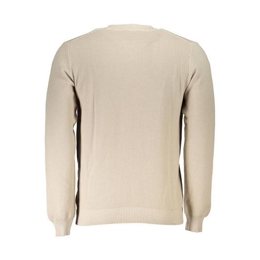 North Sails Beige Cotton Men Sweater NO-36817-M