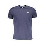 North Sails Blue Cotton Men T-Shirt NO-37059-XL