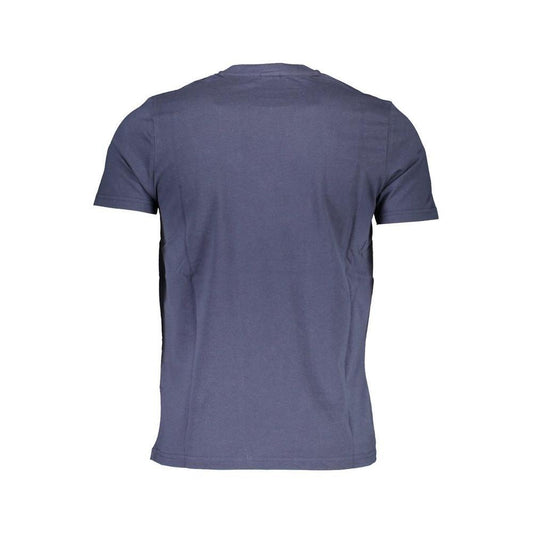North Sails Blue Cotton Men T-Shirt NO-37059-XL