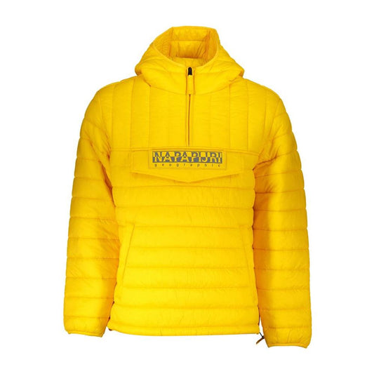 Napapijri Yellow Polyamide Men Jacket