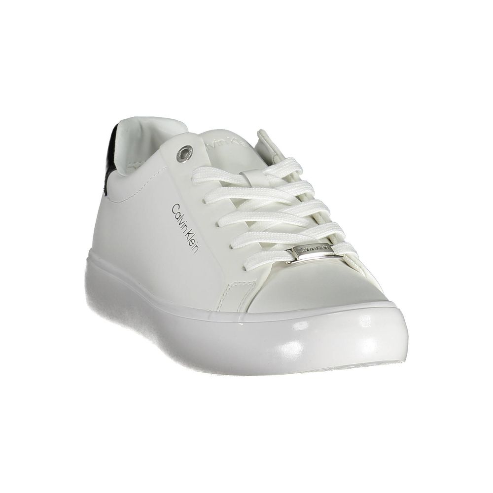 Calvin Klein White Nylon Sneaker