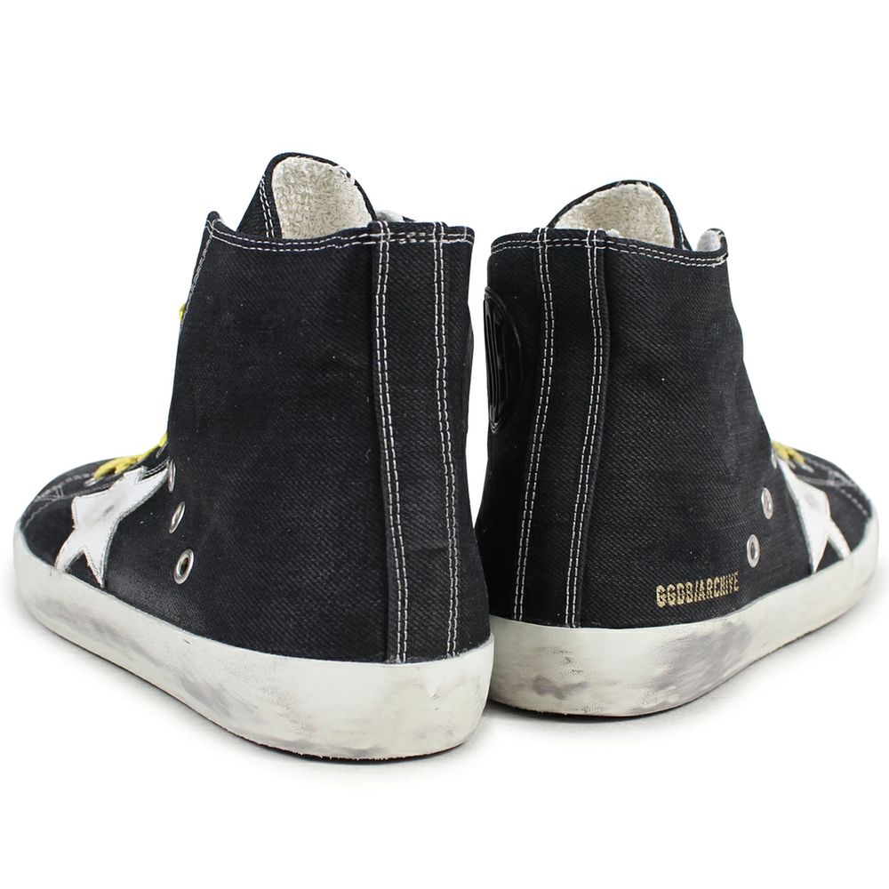 Golden Goose Black Canvas Sneaker