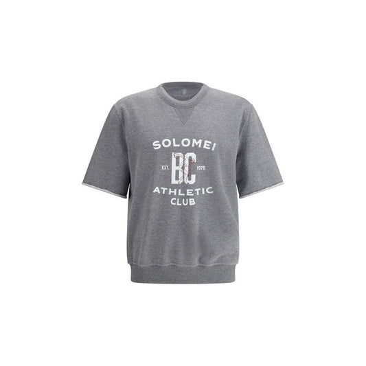 Brunello Cucinelli Short-sleeve Sweatshirt BR-MN05N3378GC192-M