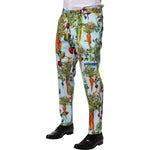 Dolce & Gabbana Multicolor Cotton Tapered Men Pants PAN76442-44
