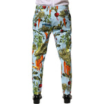 Dolce & Gabbana Multicolor Cotton Tapered Men Pants PAN76442-44