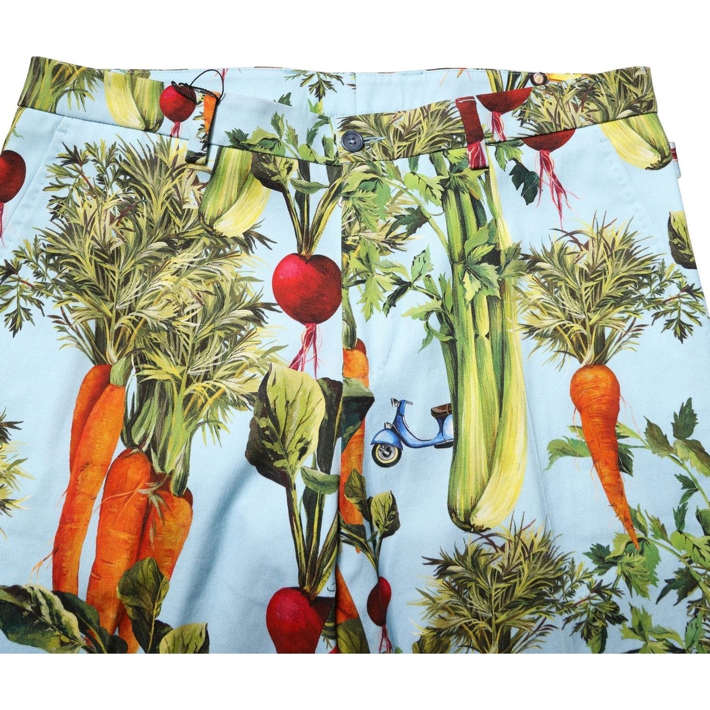 Dolce & Gabbana Multicolor Cotton Tapered Men Pants PAN76442-44