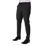 Dolce & Gabbana Black Wool Dress Slim Formal Pants PAN76480-48