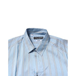 Dolce & Gabbana Light Blue MARTINI Striped Formal Dress Shirt TSH90658-38