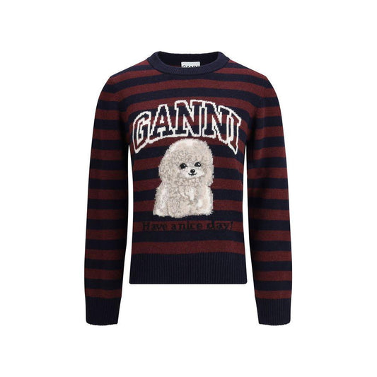 Ganni Poodle striped Sweater GA-K2567999-L