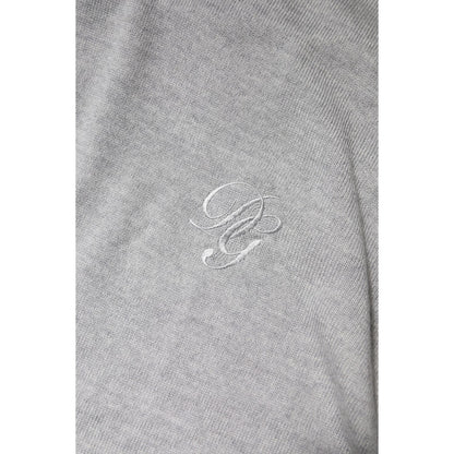 Dolce & Gabbana Gray Long Sleeve Turtleneck Pullover Sweater