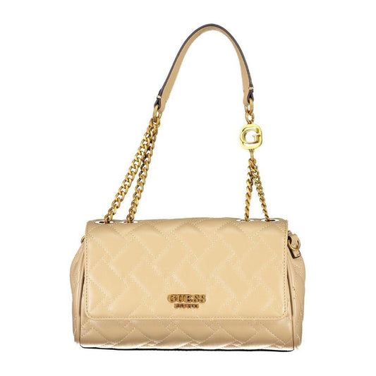 Guess Jeans Beige Polyethylene Handbag