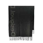 Desigual Chic Contrast Detail Poncho in Timeless Black DE-24934-ONE SIZE