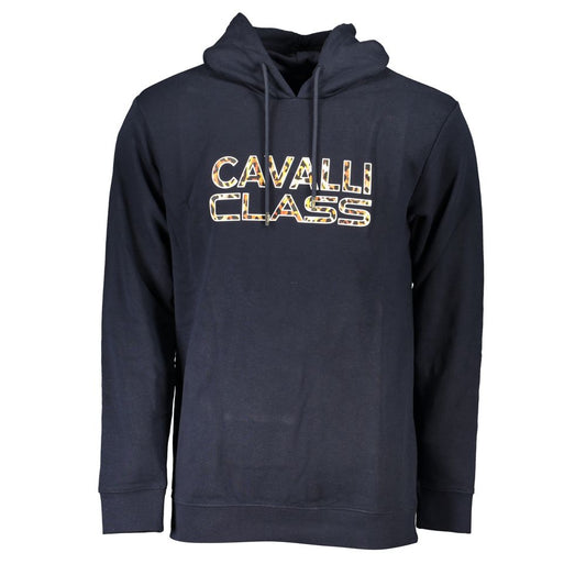 Cavalli Class Blue Cotton Men Sweater CA-26806-S