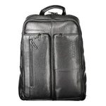 Piquadro Black Leather Men Backpack 1728,67403481248,Backpacks - Men - Bags,Bags,Black,Men,Men - Bags,New with tags,Piquadro PI-32843