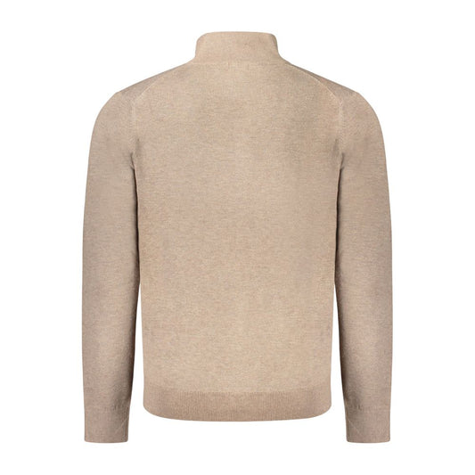 Norway 1963 Brown Polyamide Men Cardigan NO-33170-3XL