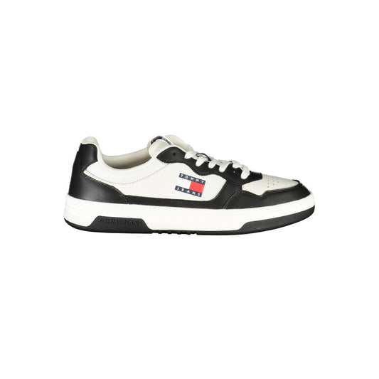 Tommy Hilfiger Black Leather Men Sneaker TO-36739-EU40/US7