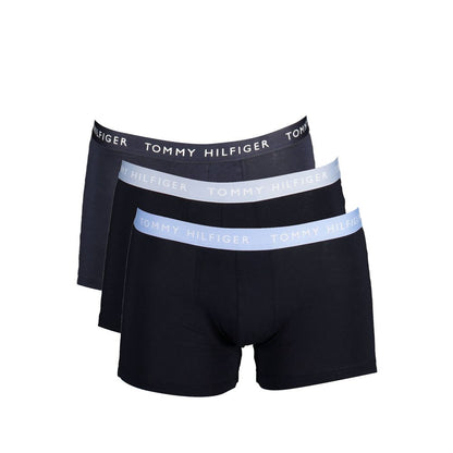 Tommy Hilfiger Black Cotton Men Boxer Trio Pack