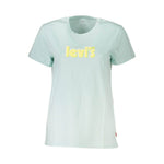 Levi's Blue Cotton Women T-Shirt LE-37929-XS