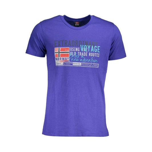 Norway 1963 Blue Cotton T-Shirt NO-20812-XL