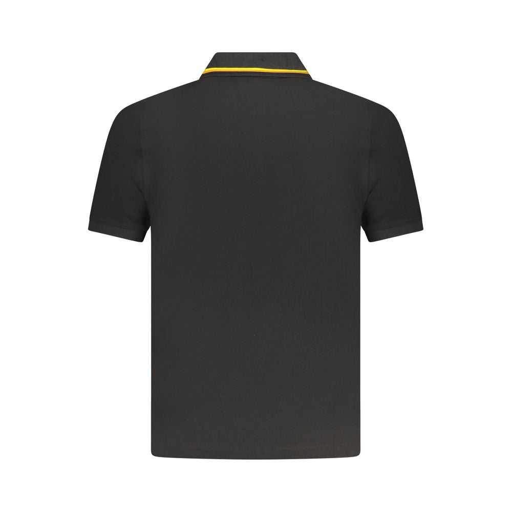 K-WAY Black Cotton Polo Shirt