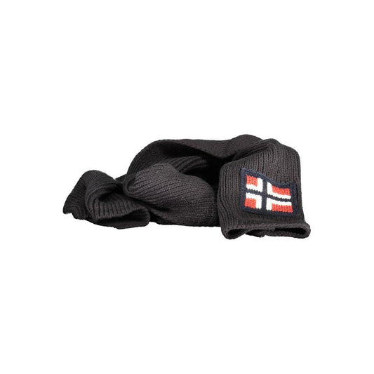Norway 1963 Black Marabou Men Scarf 1728,67403481248,Accessories,Black,Men,Men - Accessories,New with tags,Norway 1963,Scarves - Men - Accessories NO-25584