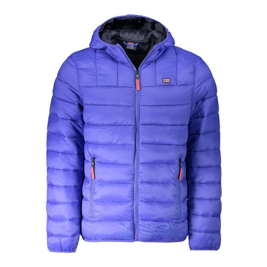 Norway 1963 Blue Polyamide Men Jacket NO-32030-XXL