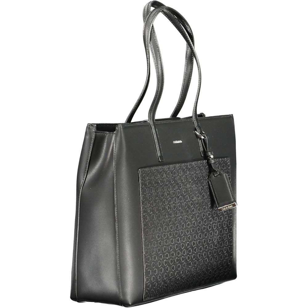 Calvin Klein Black Polyester Women Handbag