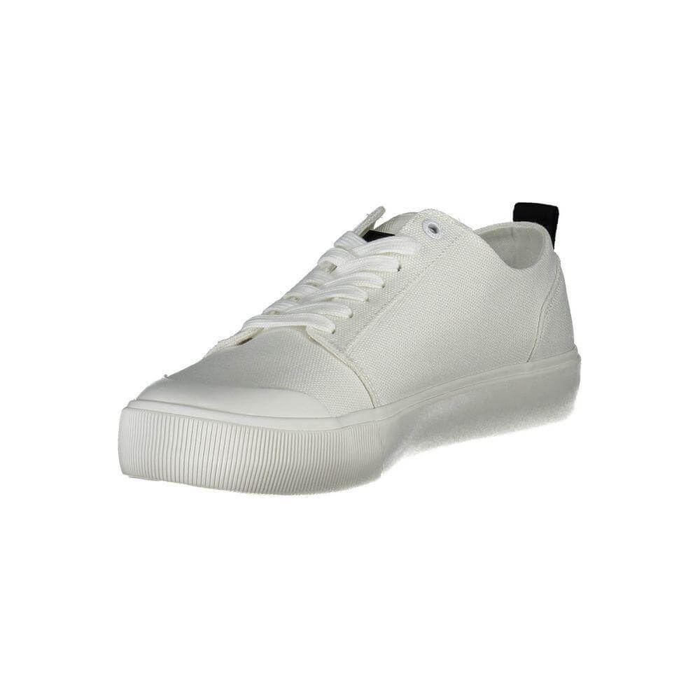 Calvin Klein White Cotton Men Sneaker CA-37308-EU44/US11