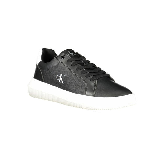 Calvin Klein Black Leather Men Sneaker CA-35329-EU40/US7