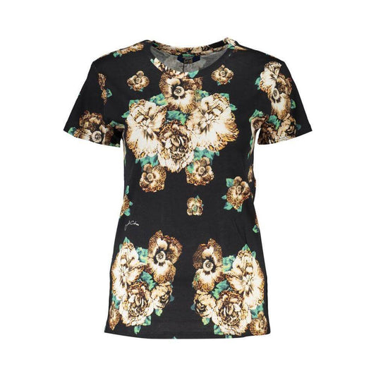 Cavalli Class Black Cotton Tops & T-Shirt CA-26741-XS