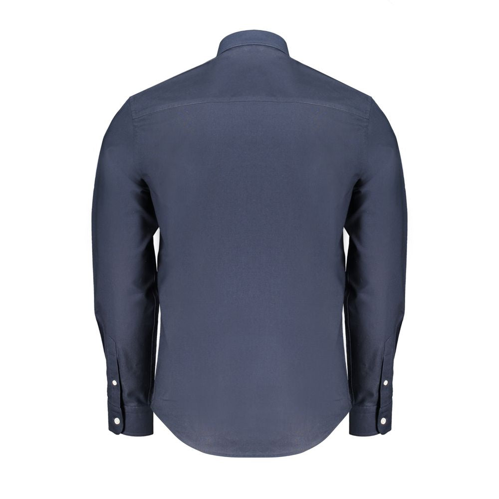 North Sails Blue Cotton Shirt NO-29889-S