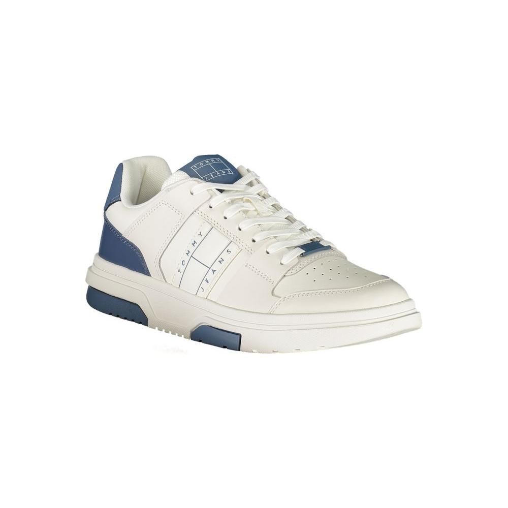 Tommy Hilfiger White Leather Men Sneaker TO-36723-EU40/US7
