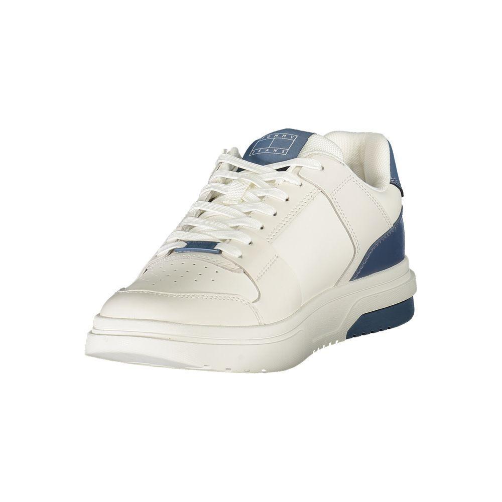 Tommy Hilfiger White Leather Men Sneaker TO-36723-EU40/US7