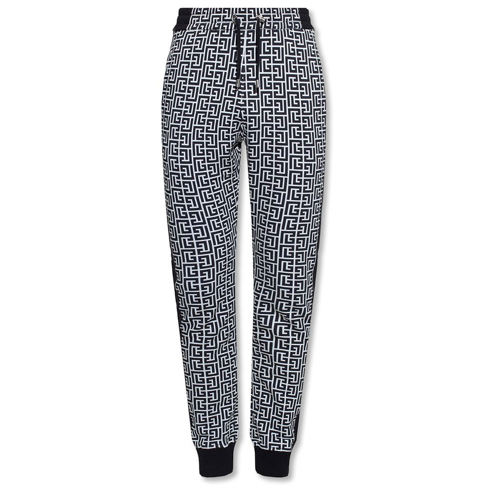 Balmain Black Cotton Jeans & Pant BA-15483-S