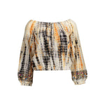 Desigual Beige Cotton Women T-Shirt DE-11493-XL