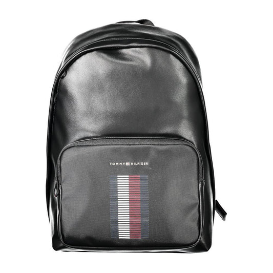 Tommy Hilfiger Black Polyethylene Men Backpack TO-33660