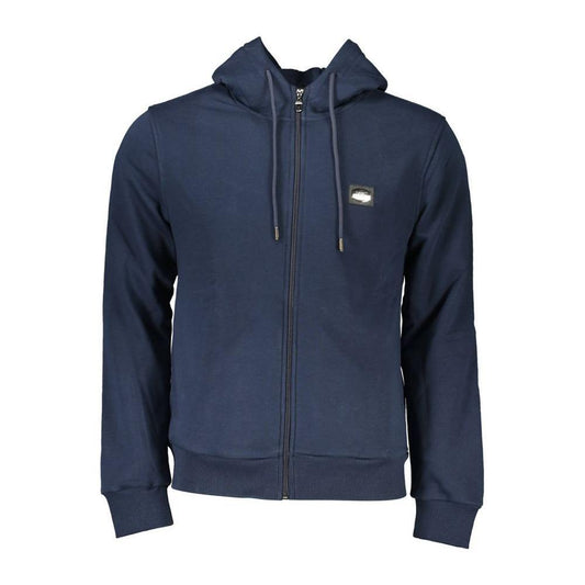Cavalli Class Blue Cotton Men Sweater CA-21269-L