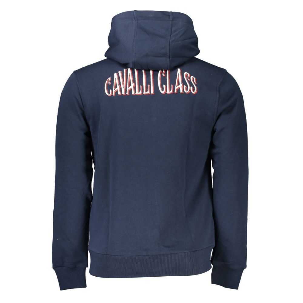 Cavalli Class Blue Cotton Sweatshirt