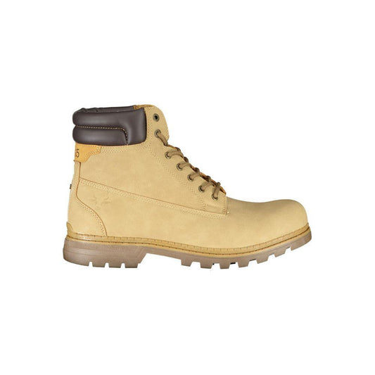 Carrera Dapper Beige Lace-Up Boots with Contrast Detailing 1728,67403481248,Beige,Boots - Men - Shoes,Carrera,EU40/US7,EU41/US8,EU42/US9,EU43/US10,EU44/US11,EU45/US12,EU46,Men,Men - Shoes,New with tags,Shoes CA-25371-EU40/US7