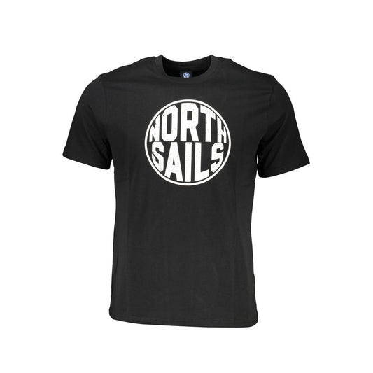 North Sails Black Cotton T-Shirt NO-27255-S