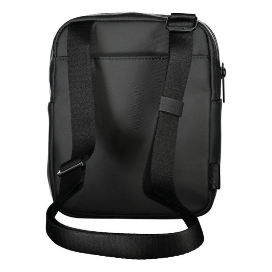 Calvin Klein Sleek Black Recycled Polyester Shoulder Bag CA-26038