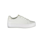 Calvin Klein Sleek White Lace-Up Sneakers with Contrast Detail CA-26173-EU41/US11