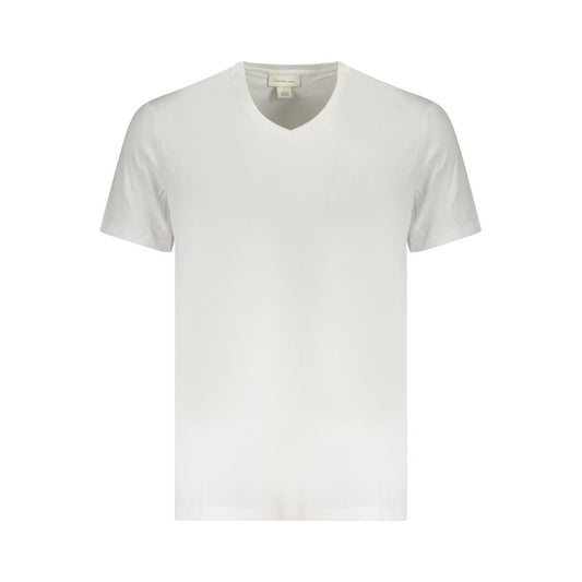 Calvin Klein White Cotton Men T-Shirt