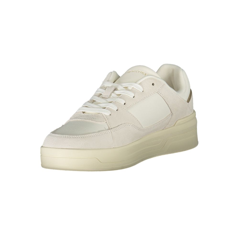 Tommy Hilfiger White Polyester Sneaker