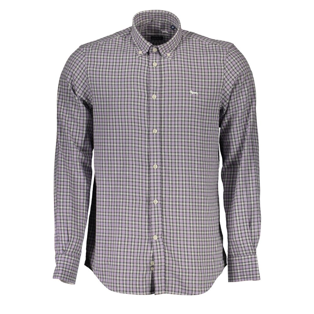 Harmont & Blaine Purple Cotton Shirt